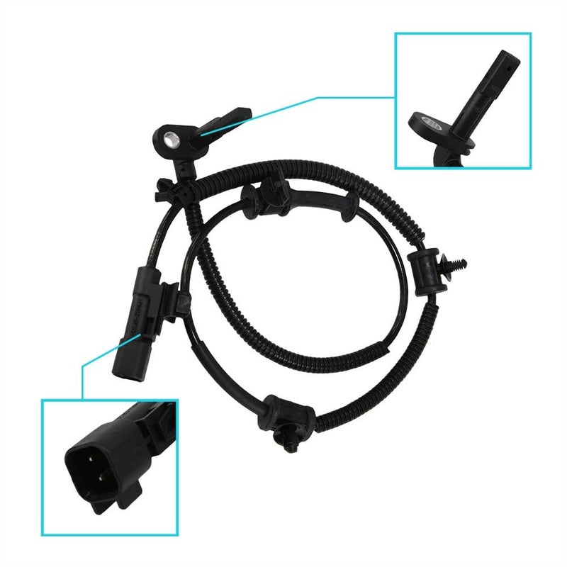 DOICOO 12848538 22821303 1235326 1235053 ABS Wheel Speed Sensor Front Compatible with Buick Lacrosse 2010-2015,Regal 2011-2013,Opel Vauxhall Insignia 2008-2016,Saab 9-5 2010-2011 - Image 4